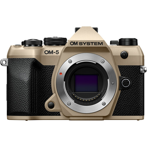 [V210070MW000] OM System OM-5 Mark II Body - Sand Beige