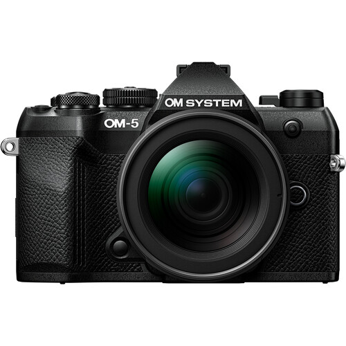 [V210071BW000] OM System OM-5 Mark II with 12-45mm f/4 Lens - Black