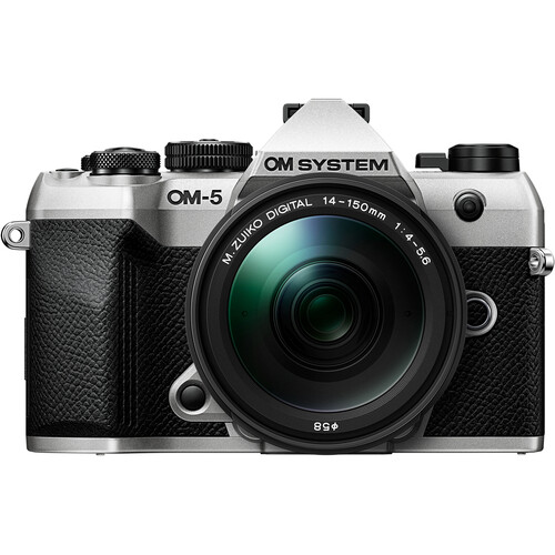 [V210072SW000] OM System OM-5 Mark II w/- 14-150mm f/4-5.6 II Lens Silver