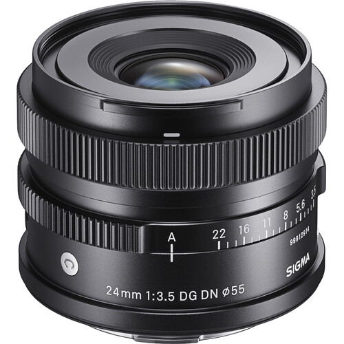 [SH4404965-0] Sigma 24mm f/3.5 DG DN Contemporary I Series Lens: Sony FE - Black - Grade 10 