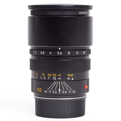 [SH11136-9] Leica 90mm f/2 Summicron-M (6-bit coded) (III) - Grade 9 