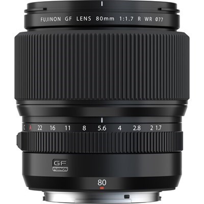 [SH16666612-9] Fujifilm GF 80mm f/1.7 R WR Lens - Grade 9