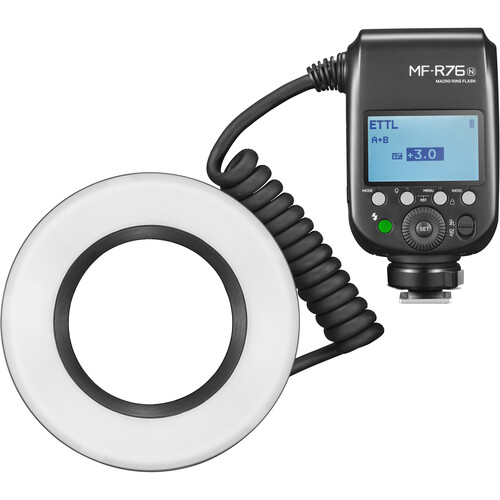 [SHMF-R76-8] Godox MF-R76 Macro Ring Flash for Nikon - Grade 8