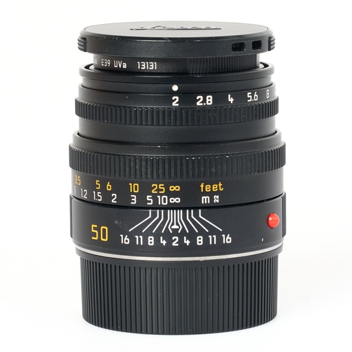 [SHLM11826-8] Leica 50mm f/2 Summicron-M Lens - Grade 8