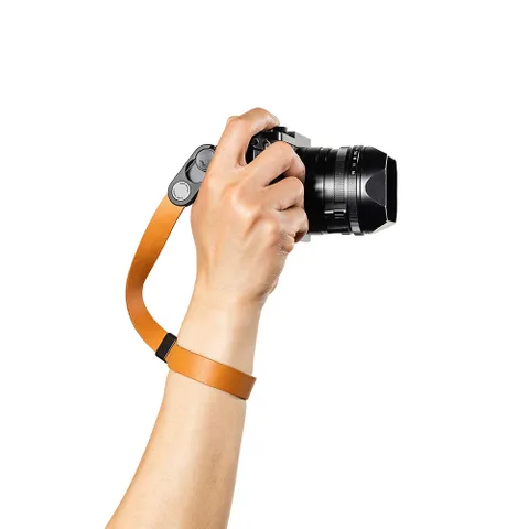 [LRS-WR-AM-1] Peak Design Cuff Leather Camera Wrist Strap - Amber
