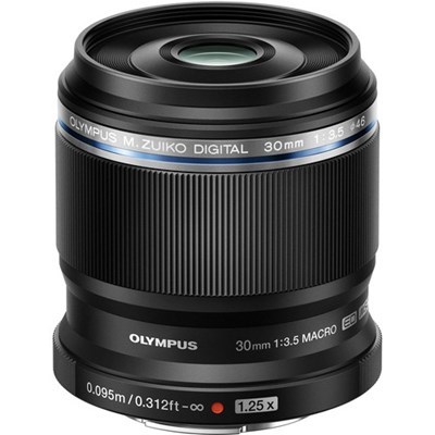 [V312040BW000] Olympus 30mm f/3.5 ED Macro Lens Black