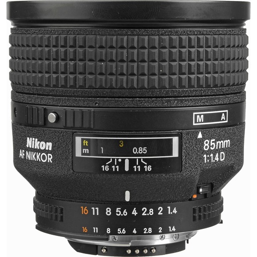 [SHNIK8514D-9] Nikon 85mm f/1.4D lens - Grade 9