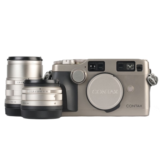 [SHCONG2K-8] Contax G2 w/- 35mm f/2 Planar + 90mm f/2.8 Sonnar Lens Kit - Grade 8
