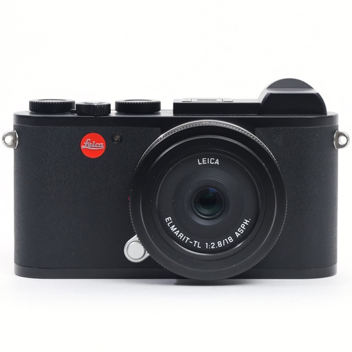[SHLC19304-8+] Leica CL Black + Elmarit-TL 18mm f/2.8 Black Lens kit - Grade 8+