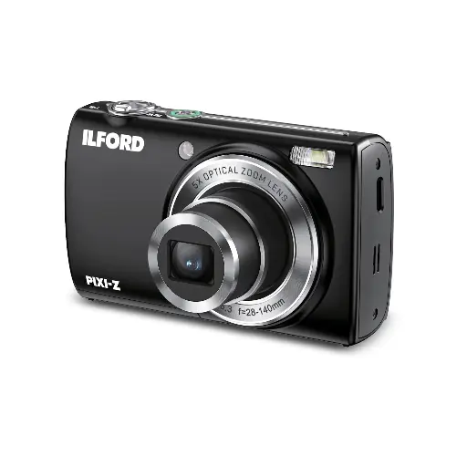 [3005201] Ilford PIXI-Z Digital Camera 5x Zoom – Black