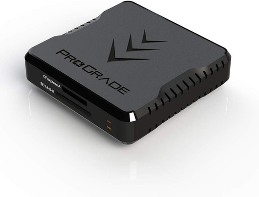 [PGRWCFXTASDANA] Prograde Digital Card Reader Dual Slot CF Express Type A/SDXC UXB3.1 PG09