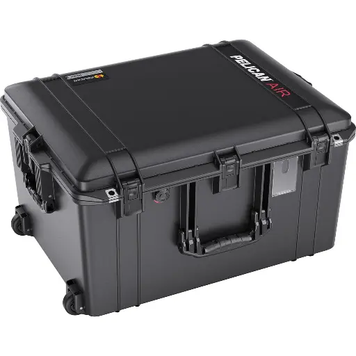 [SH016370-0011-110-8] Pelican 1637 Air Wheeled Case  (Black - no foam) - Grade 8