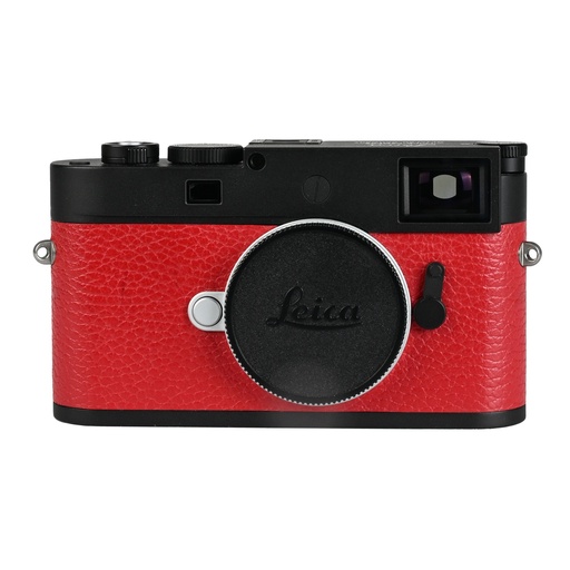 [SHLM20211-9] Leica M11-P Black w/- Amaranto Leatherette - Grade 9