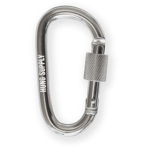 [HS-CAR01-SIL] Hung Supply Carabiner - Chrome