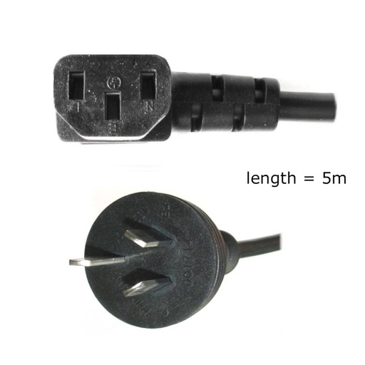 [11055.AU] Elinchrom Power Cord C13 Angled For AU 5m