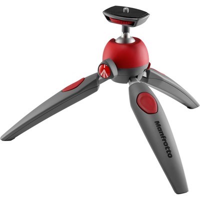 [SHMTPIXIEVO-RD-8] Manfrotto Pixi Evo Mini 2-Sect Tripod Red - Grade 8