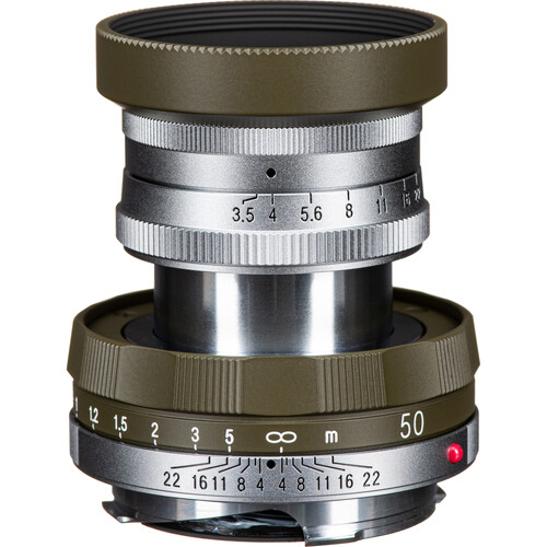 [SHBA385F-9] Voigtlander APO-LANTHAR 50mm f/3.5 VM Limited - Olive - Grade 9