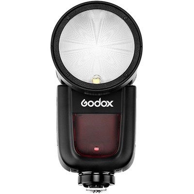 [SHFP-ZL-X-N-9] Godox V1 On-Camera Round Flash for Nikon w/- accessory kit - Grade 9