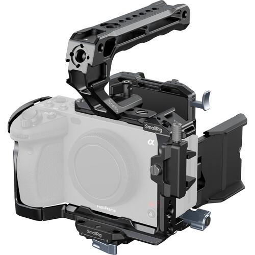 [87124] SmallRig 5823 Camera Cage Kit with V-Lock Battery Plate and Top Handle for Sony FX30/FX3