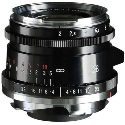 [BA366C] Voigtlander 28mm f/2 ULTRON Aspherical Vintage Line Type II Lens Black: Leica M