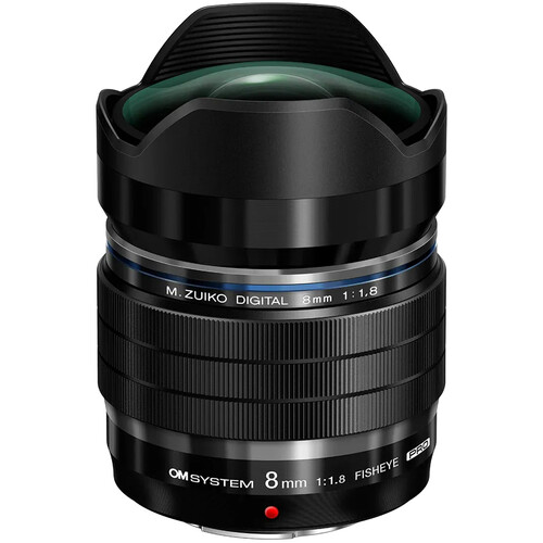 [V335340BW000] OM System ED 8mm f/1.8 PRO Fisheye Lens 