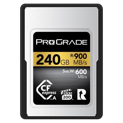 [PGCFXA240GENA] ProGrade 240GB CF Express Type A Gold 240GB R:900MB/s W:800MB/s