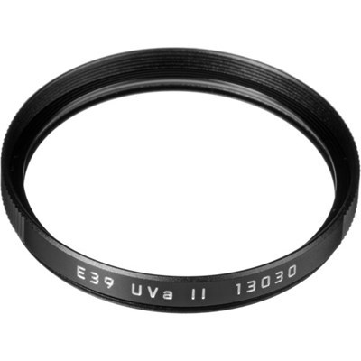 [LM13030] Leica 39mm E39 UVA II Filter - Black