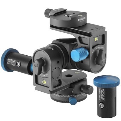 [KOPF²-PRO] Novoflex Modular Geared Head KOPF² Pro Kit with QR-Coupling, Pano Base-Q, 2x Fine Adj. Handles