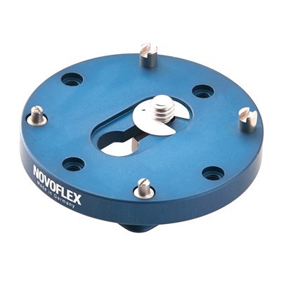 [QPL6X6] Novoflex Clamping Plate Ø60mm Anti-Twist (Acra Type)