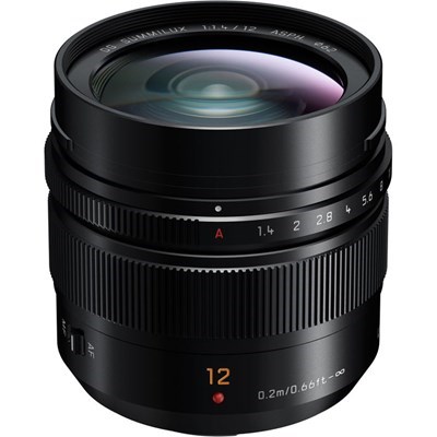 [H-X012E] Panasonic 12mm f/1.4 Lumix Leica DG ASPH Summilux Lens