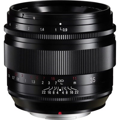 [BA377A] Voigtlander 35mm f/0.9 NOKTON Lens: Fujifilm X Black