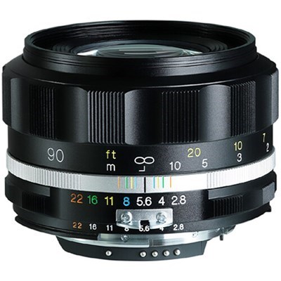 [BA371D] Voigtlander 90mm f/2.8 APO-SKOPAR SL II S Lens Black: Nikon F