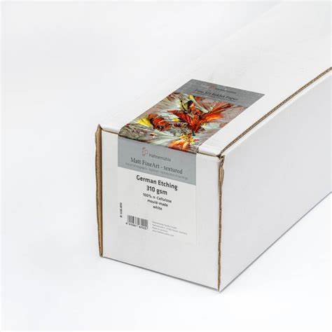 [HGE1118-12] Hahnemühle 44x12m German Etching 310gsm Roll