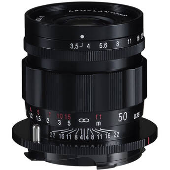 [BA385D] Voigtlander 50mm F/3.5 Type II APO-LANTHAR - Leica M - Black Paint