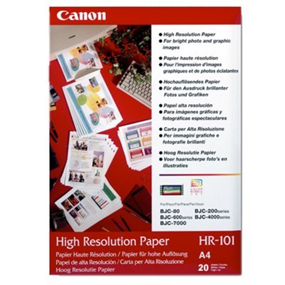 [HR-101N] Canon A4 High Res Paper 110gsm (20 Sheets)