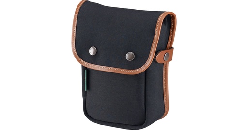 [500401-70] Billingham Delta Pocket - Black Canvas & Tan Leather