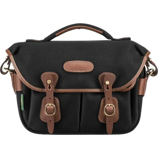 [505001-70] Billingham Hadley Small Pro - Black Canvas & Tan Leather