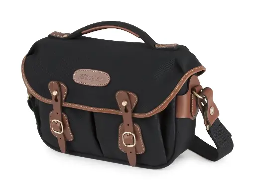 [505001-70] Billingham Hadley Small Pro - Black Canvas & Tan Leather