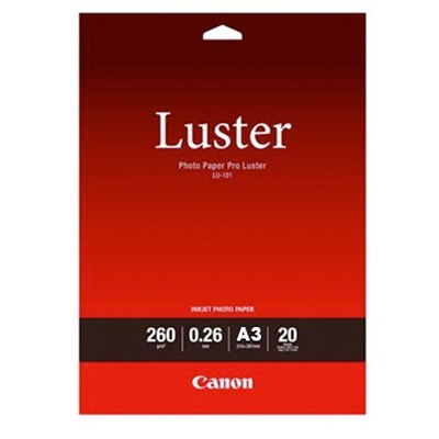 [LU101A3] Canon A3 Luster Photo Paper Pro (20 Sheets)