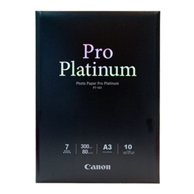 [PT101A3+] Canon A3+ Photo Paper Pro Platinum (10 Sheets)