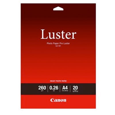 [LU101A4-20] Canon A4 Luster Photo Paper Pro (20 Sheets)