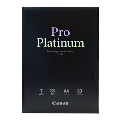 [PT101A4] Canon A4 Photo Paper Pro Platinum (20 Sheets)