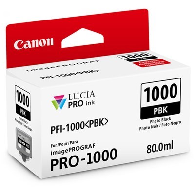 [PFI1000PBK] Canon Pro 1000 Ink - Photo Black